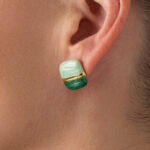 Emerald Duo Earrings - Image 2